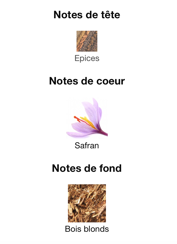 MAISON CRIVELLI Safran Secret